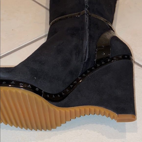 Brand New- Pollini (Italian) Suede Boots - Picture 4 of 6